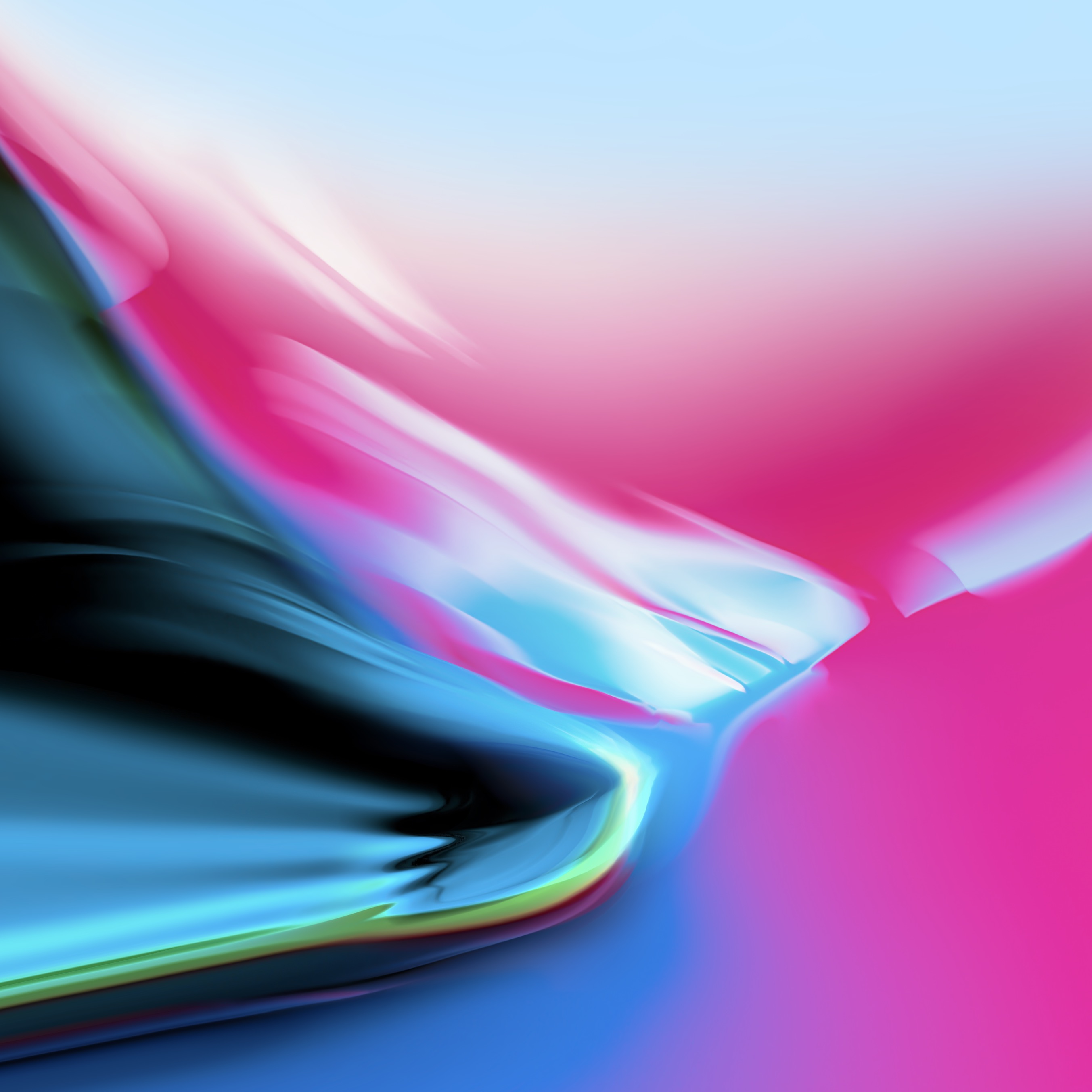 IOS 11 IPhone Asli X IPhone 8 Wallpaper IPad Bunga Ruang