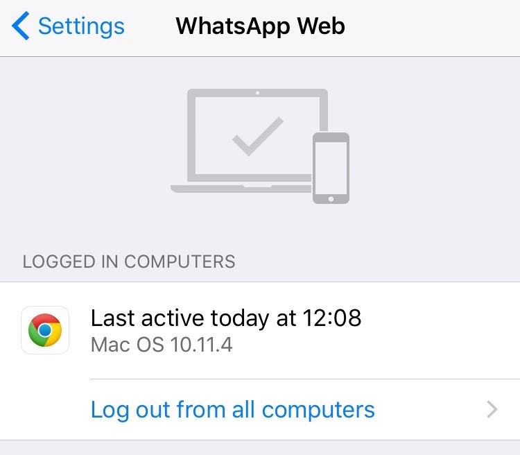 Whatsapp web desktop mac