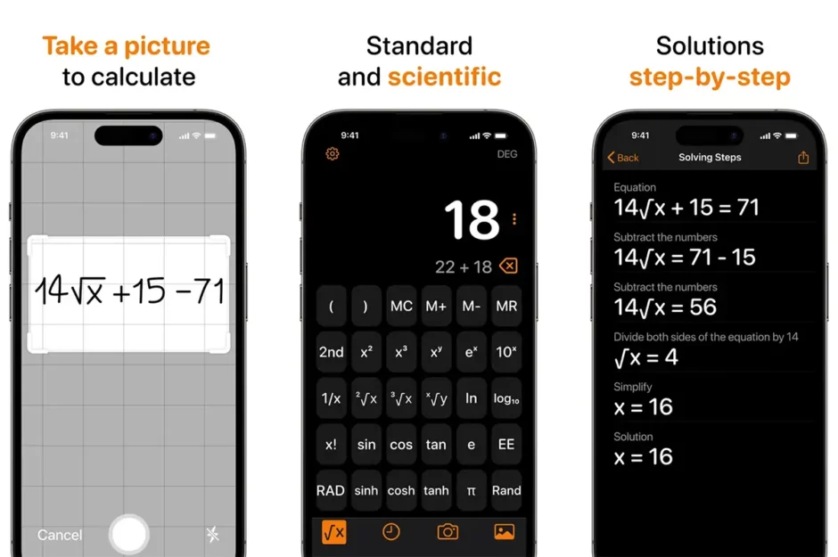 Calculator pentru iPad - Calculator Air- AI Math Solver