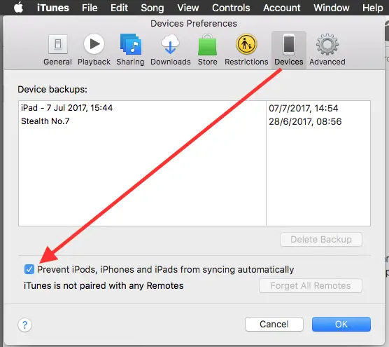 Zapobiega automatycznemu otwieraniu iTunes po podłączeniu iPhone lub iPada na PC lub Mac