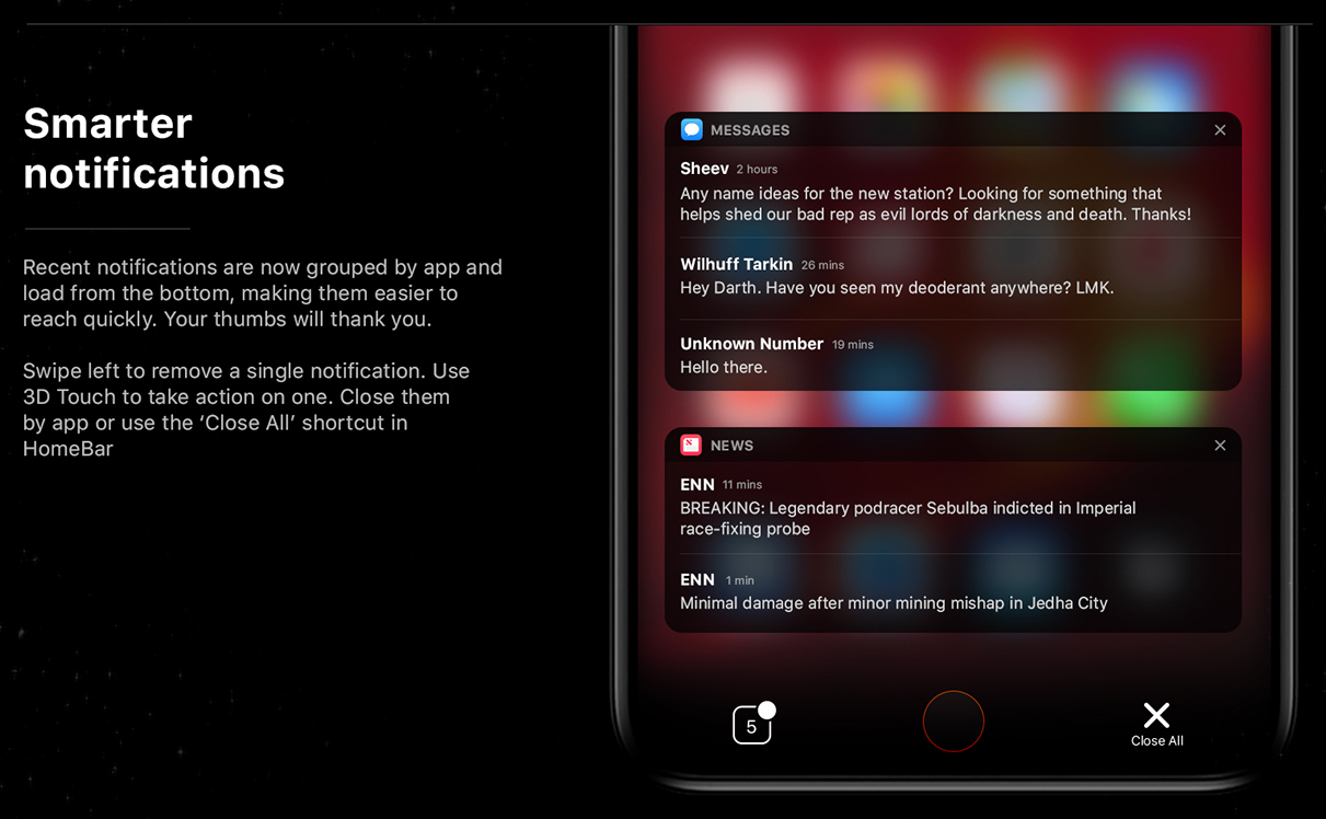 iPhone Pro z iOS 12 - HomePasek, Widgety, OLED Zawsze WŁĄCZONY