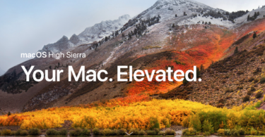 macOS Visoka Sierra 1