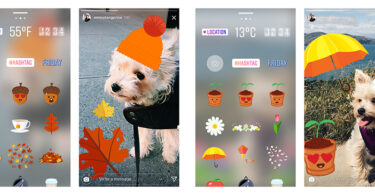 Instagram - New sets with seasonal stickers: Autumn and Spring