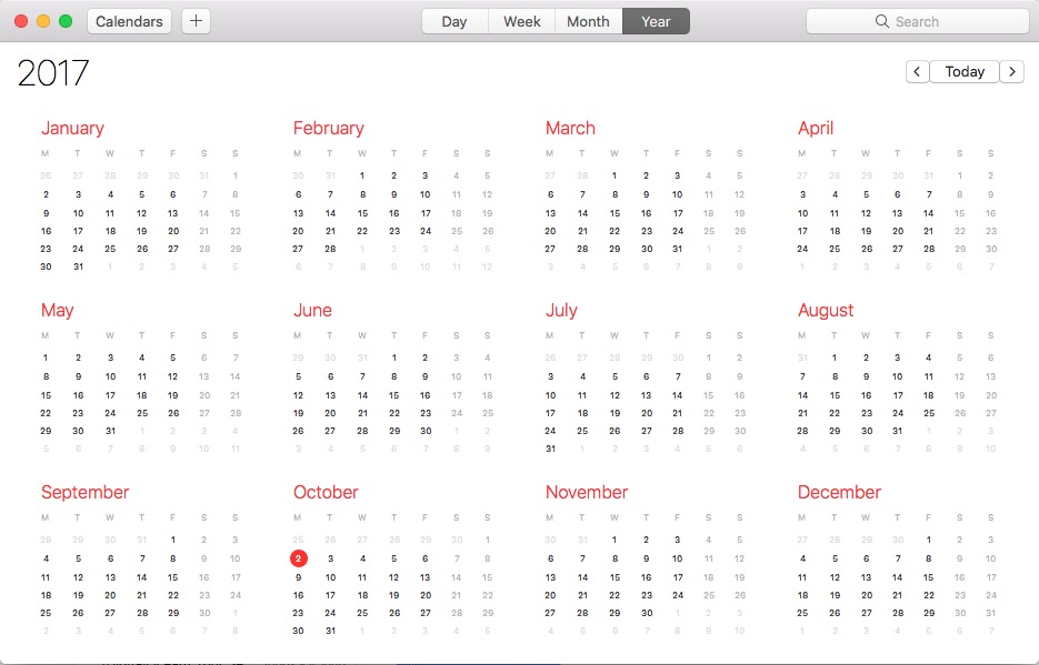 Ustawienia w aplikacji Calendar a macOS - Zmiana dnia tygodnia, formatu czasu i innych...