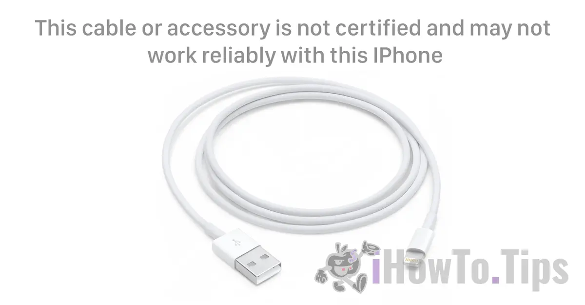 Deze kabel of accessoire is niet gecertificeerd