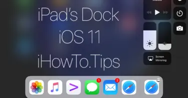 iPad の自動非表示を無効にする Dock in Home Screen - iOS 11