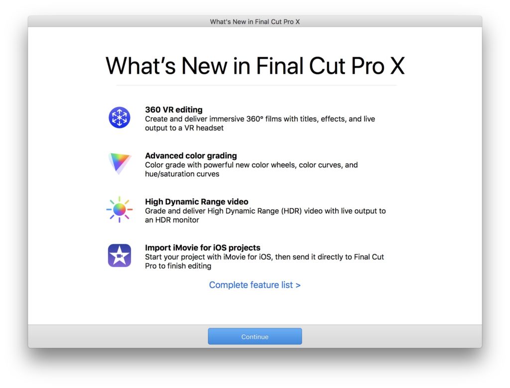 final cut pro x.