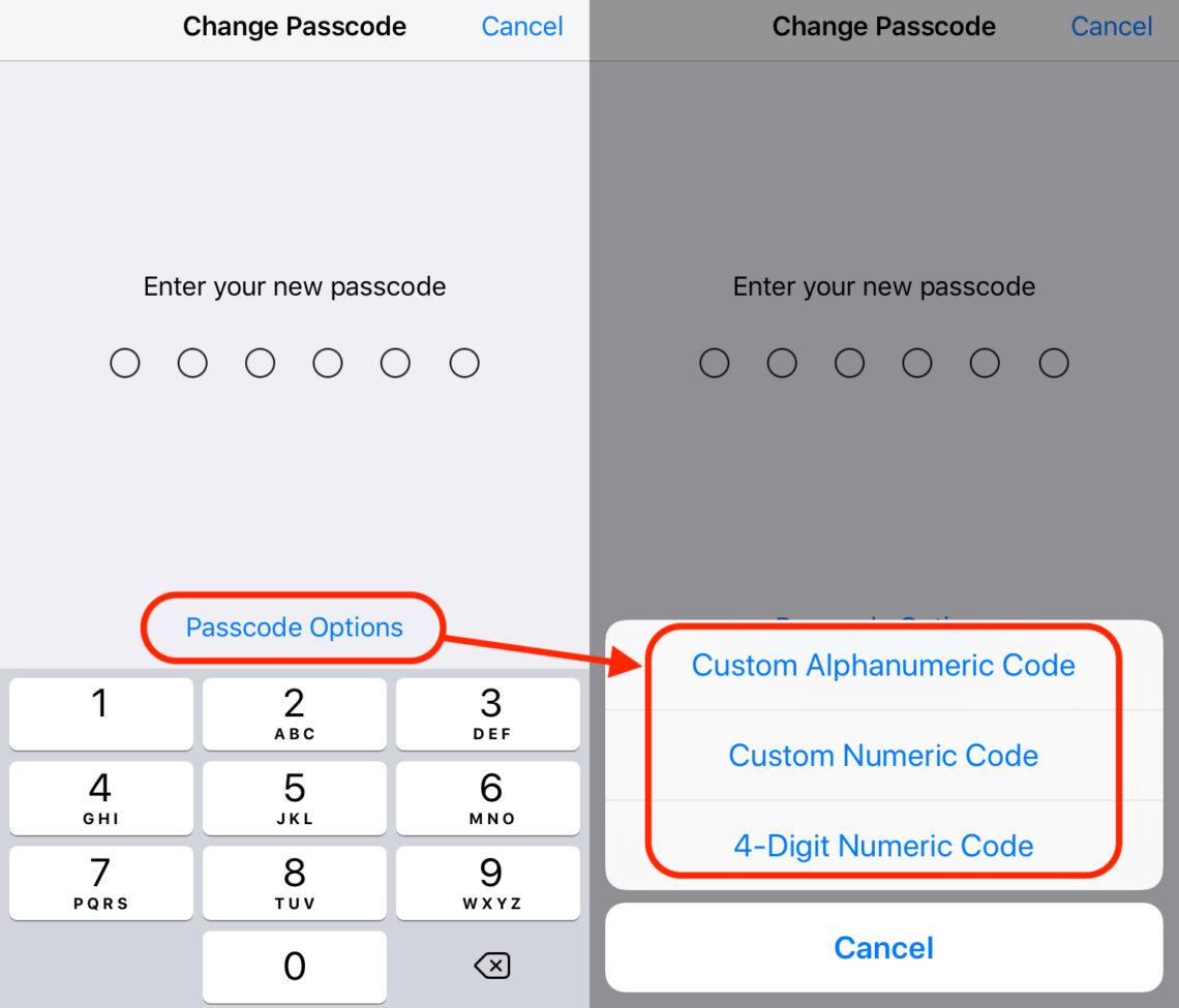 Comment pouvonsnous définir un mot de passe fort (code d'accès) sur