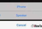 iPhone say the speaker