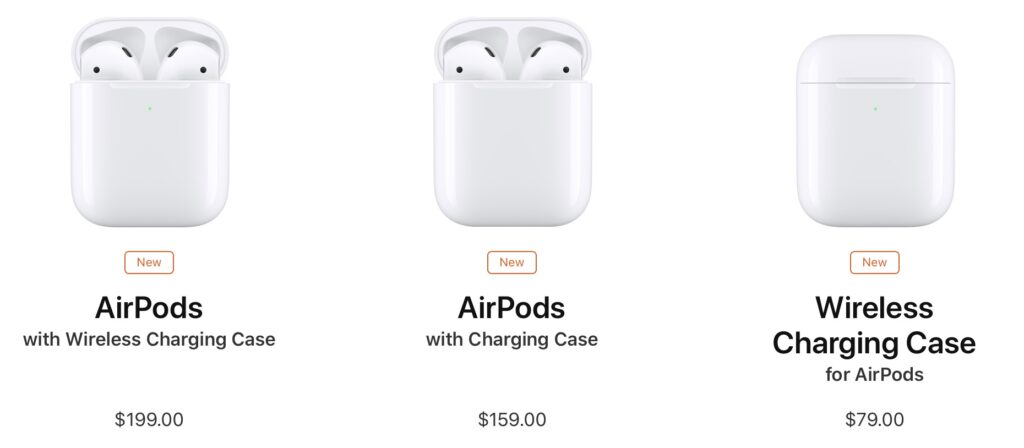 新一代无线耳机Apple AirPods, 可在线订购- 价格和功能- 操作方法