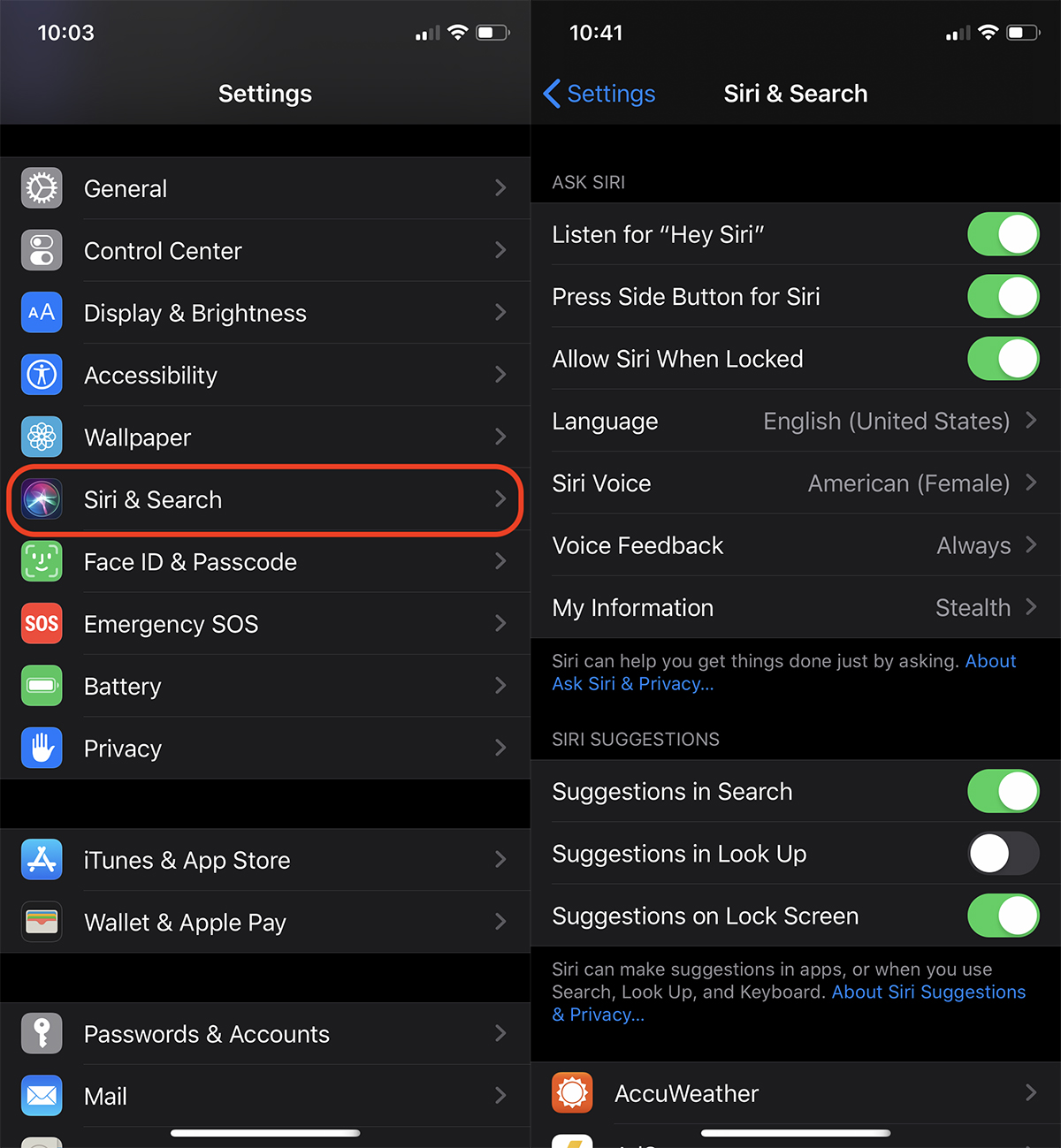 Jak możemy wyłączyć/włączyć lub dostosować sugestie, wyszukiwania i „Hey Siri" wł. iPhone i iPada