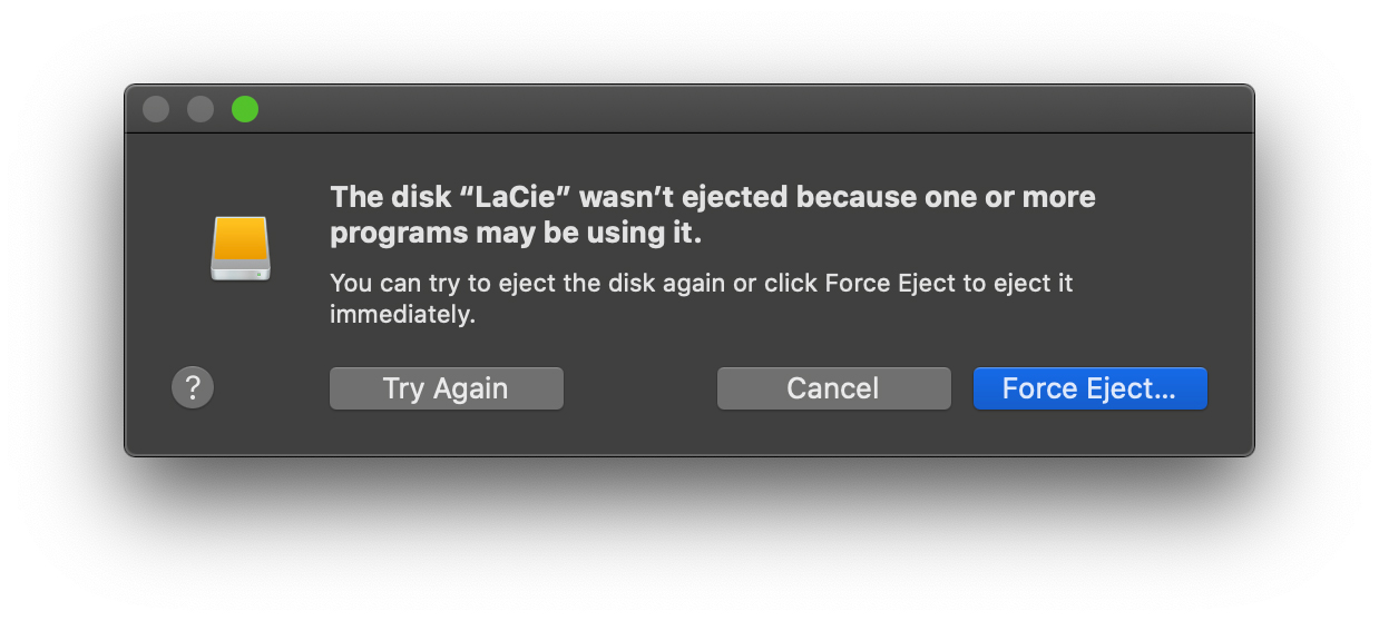 Eject disk