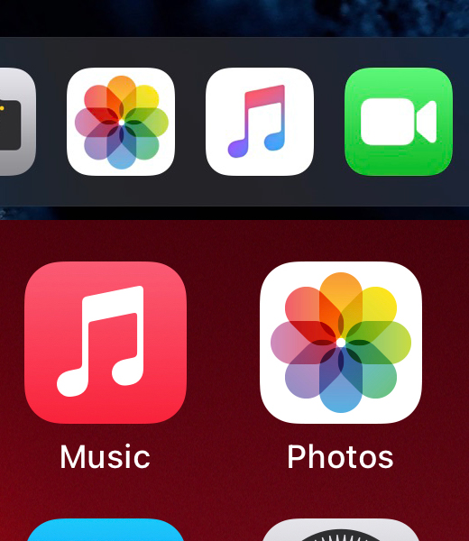 Apple Muzyka Nowa ikona
