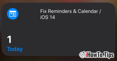 Fix Reminders & Calendar Widget Not Show in iOS / iPhone