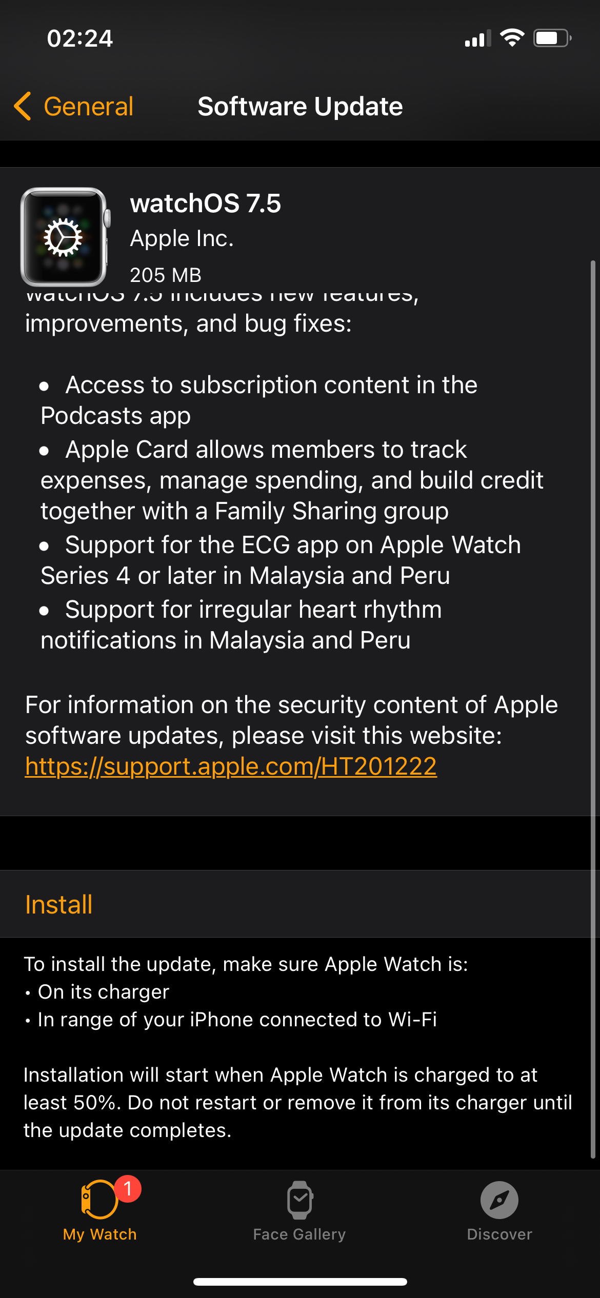Cum actualizam software Apple Watch - watchOS Update
