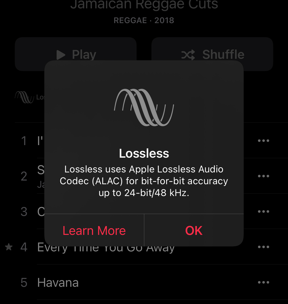 Lossless Audio