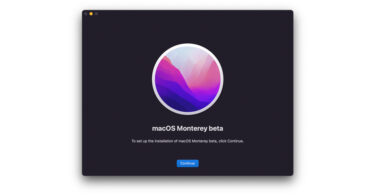 macOS Monterey pemasang