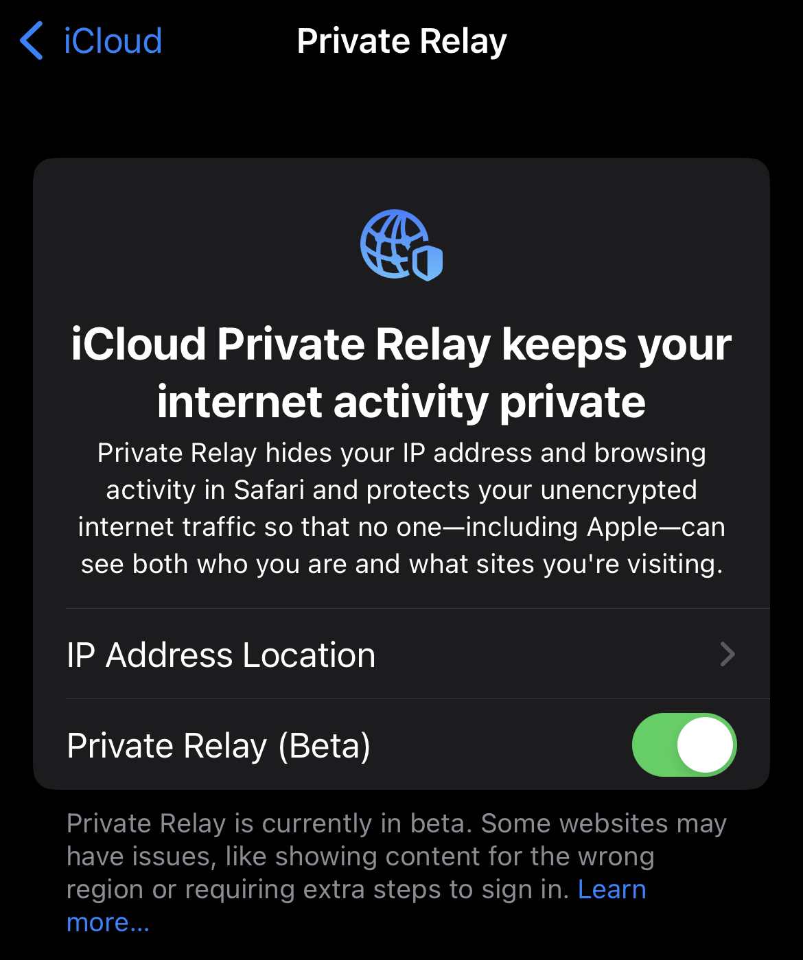 iCloud+ si iCloud 메일 Private Relay, 내 이메일 및 사용자 지정 이메일 도메인 숨기기