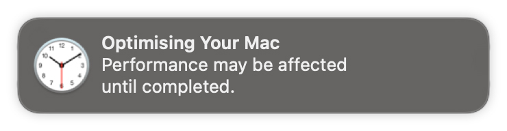 あなたの最適化 Mac