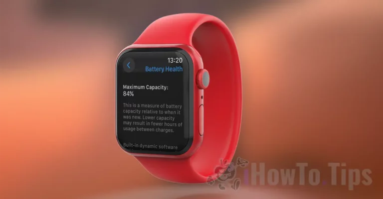 Cum vezi uzura bateriei Apple Watch sau iPhone (Battery Health)