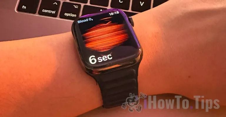Apple Watch O2 sanguin