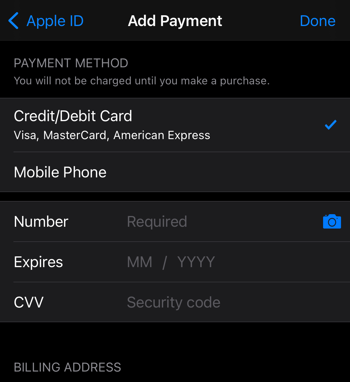 Add Payment