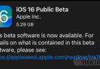 iOS 16 Public Beta
