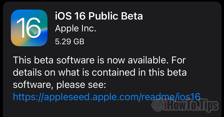 Система IOS 16 Public Beta