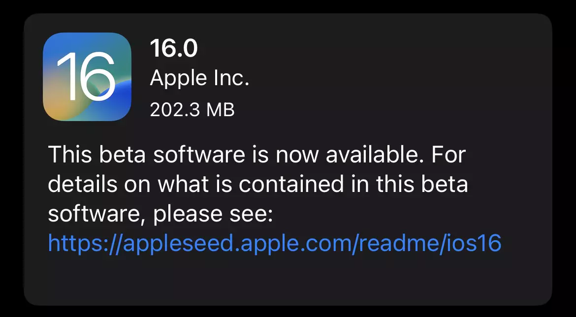 iOS 16 测试8