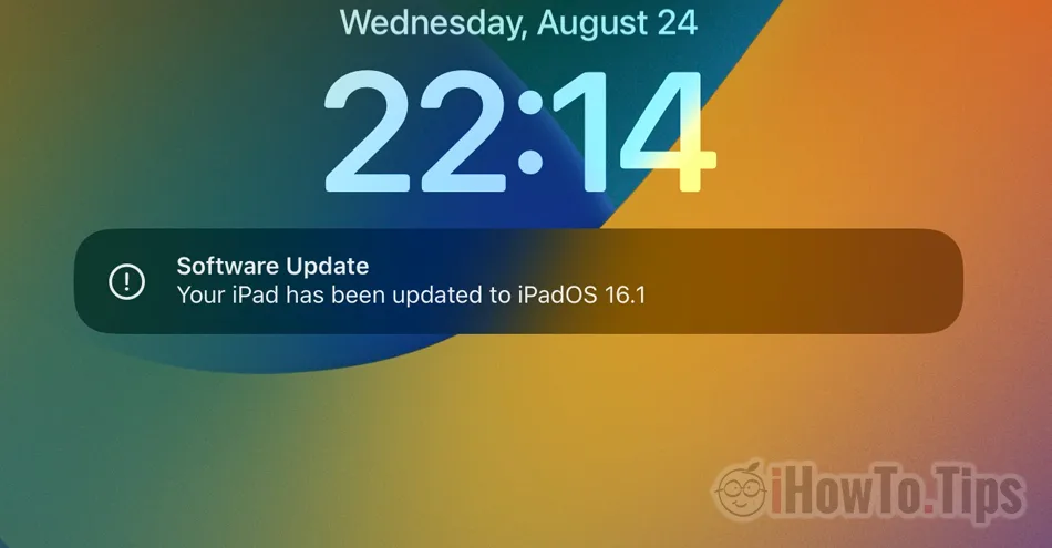 iPadOS 16.1 frissítése