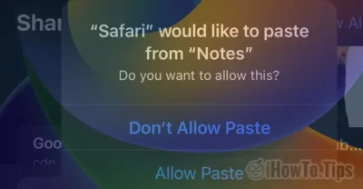 Αφήστε την πάστα στο iOS 16
