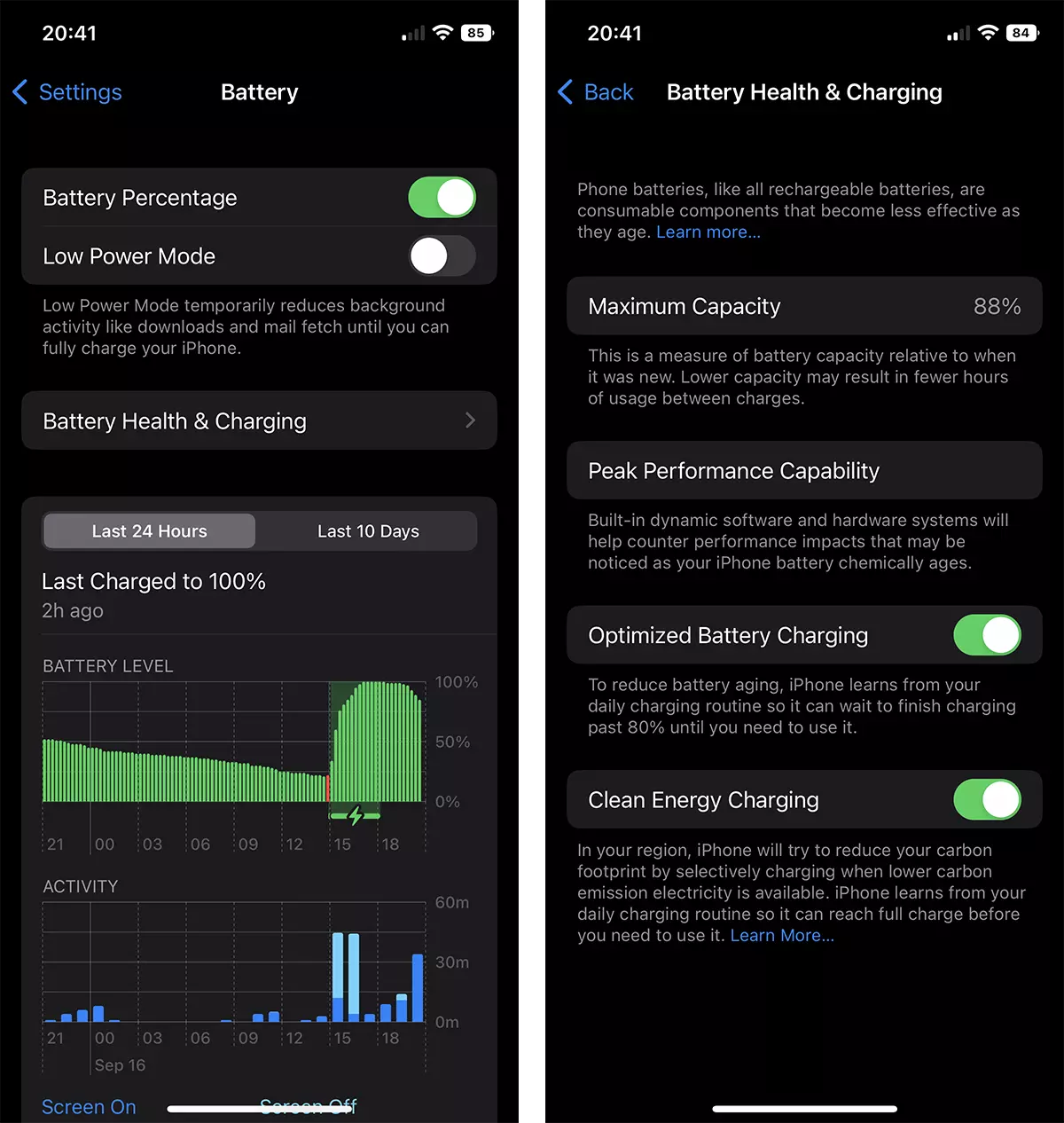 What is Clean Energy Charging on iPhone