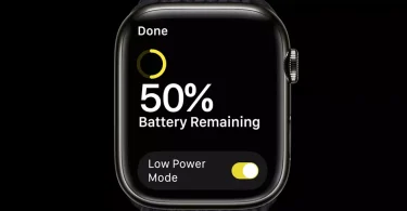 Low Power Mode pe Apple Watch 8