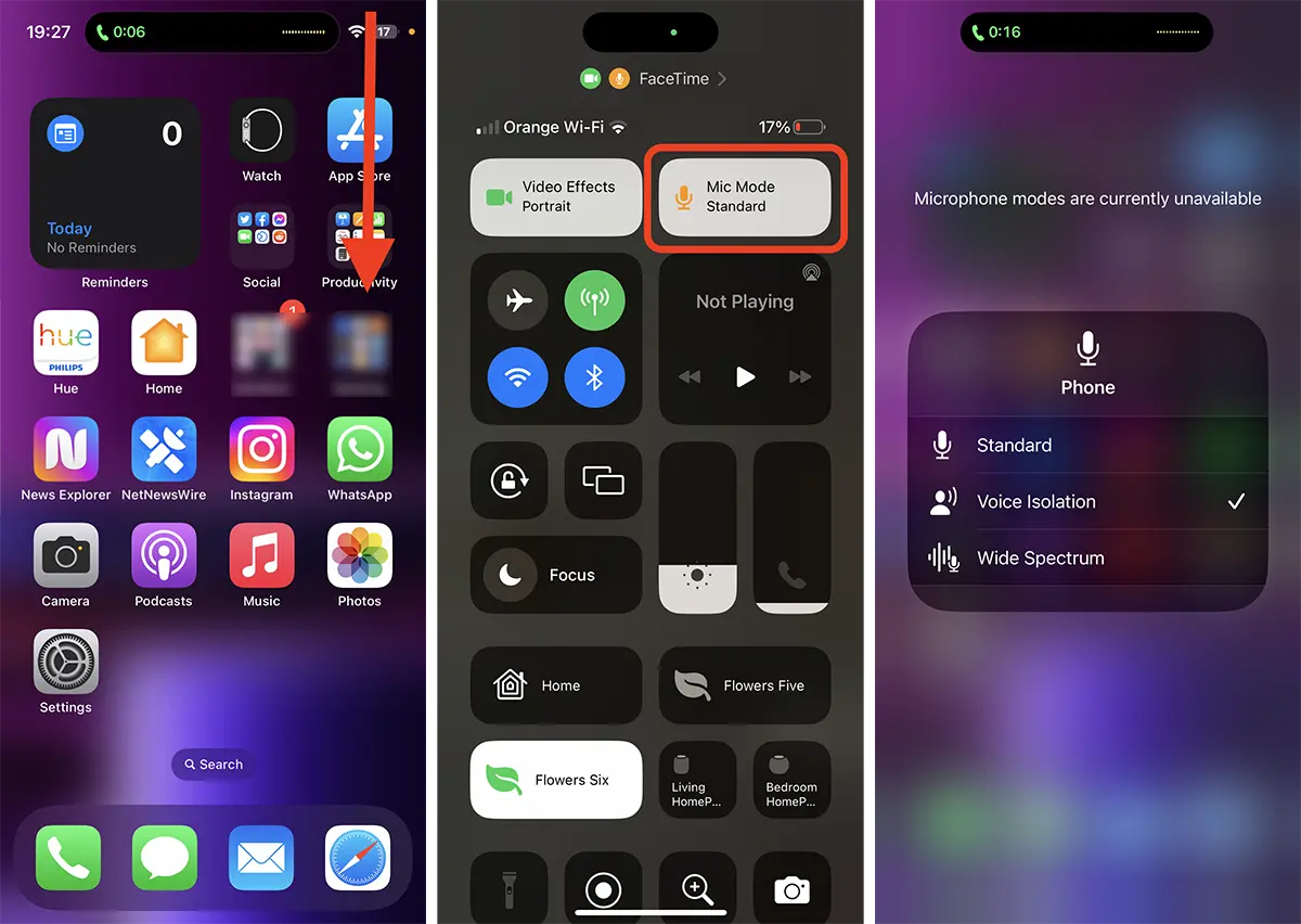 Uključite glasovnu izolaciju na svom iPhoneu