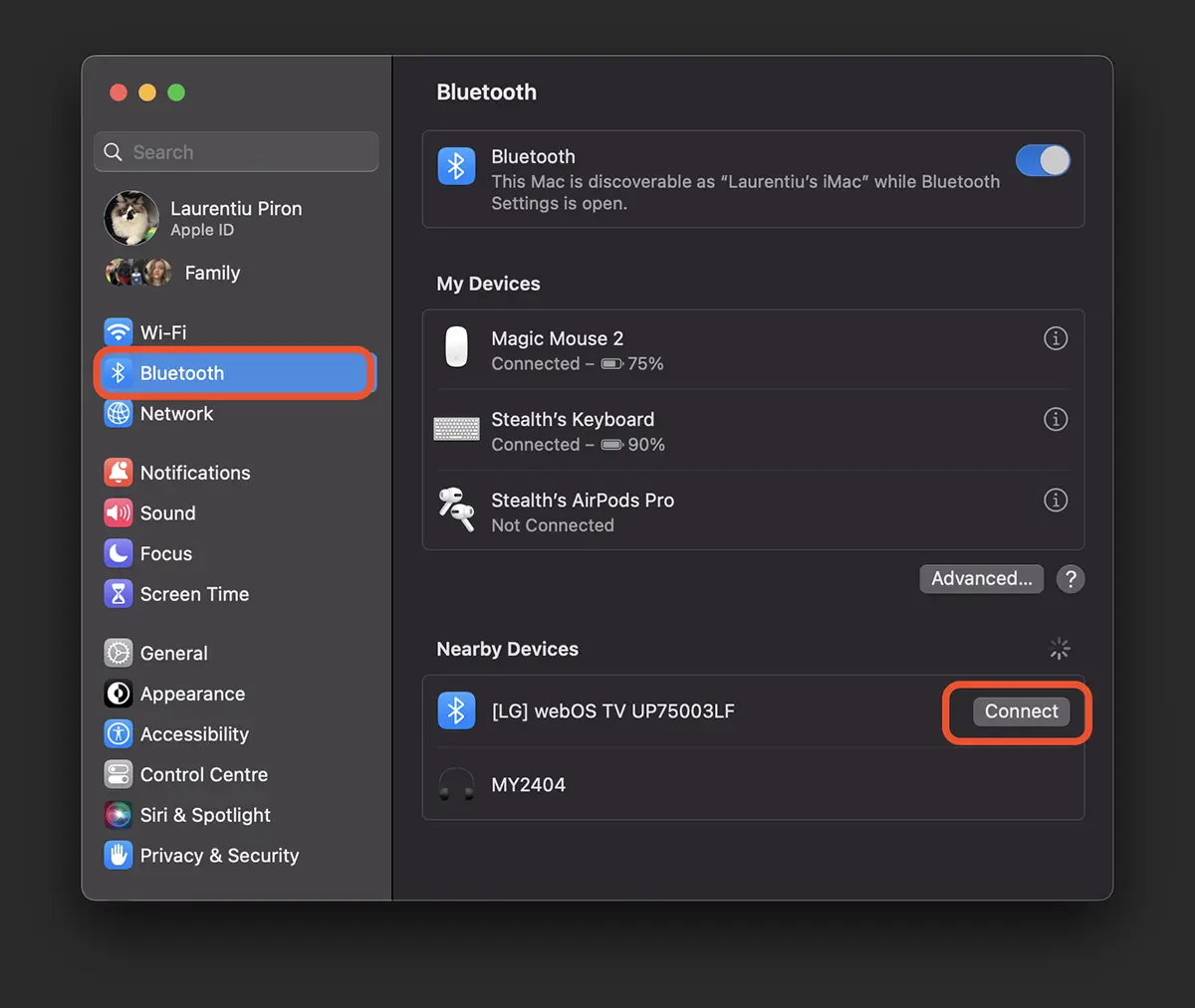 Bluetooth-apparaten verbinden met systemen Mac