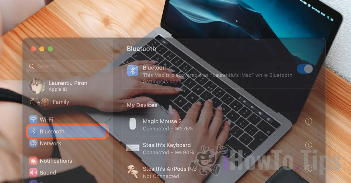 Sambungkan Peranti Bluetooth ke macOS