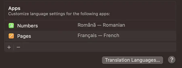 Comment changer la langue des applications pour macOS