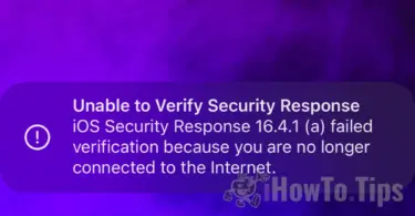 iOS Security Response Failed