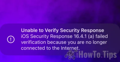 iOS Security Response Failed