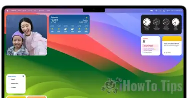 macOS Sonoma Desktop Widgets