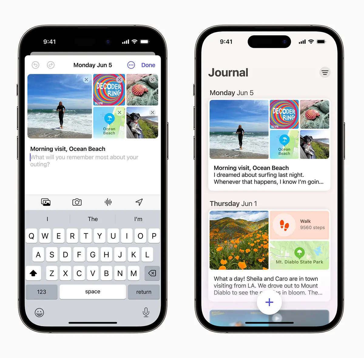 When will the Apple Journal app be launched for iPhone?