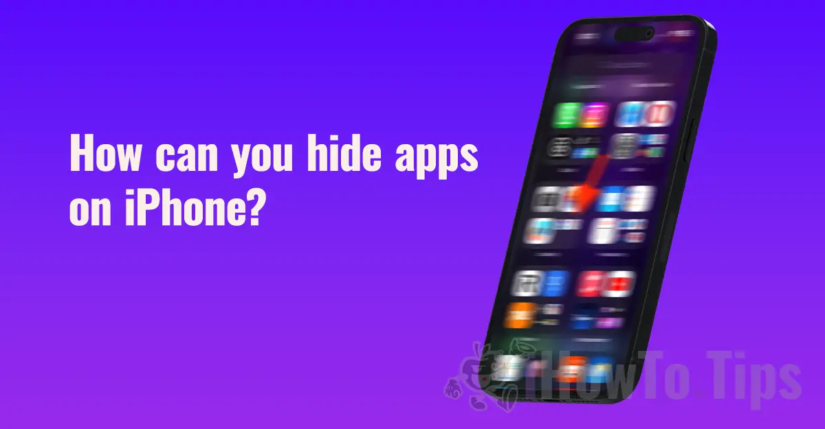 How can you hide apps on iPhone?