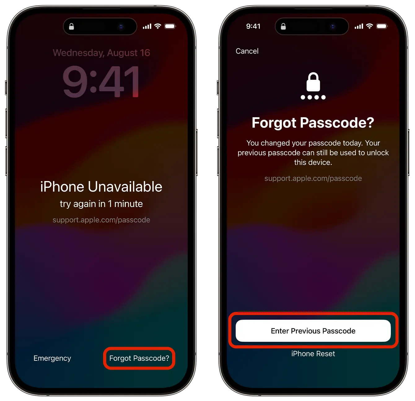 Cum resetezi codul de acces al iPhone su iOS 17
