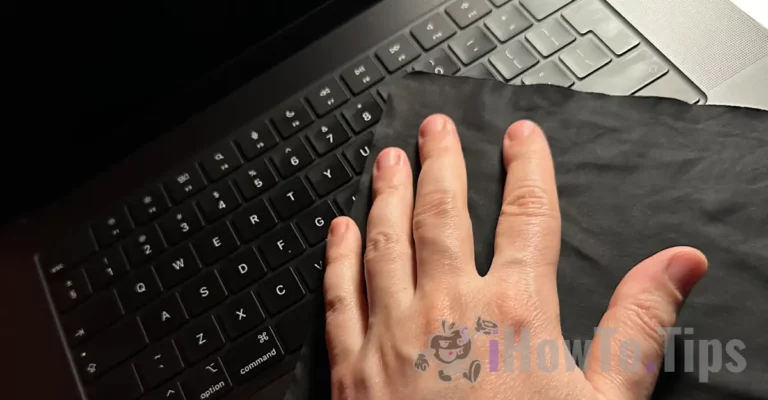Zablokuj MacBook Pro klawiatura do czyszczenia klawiszy