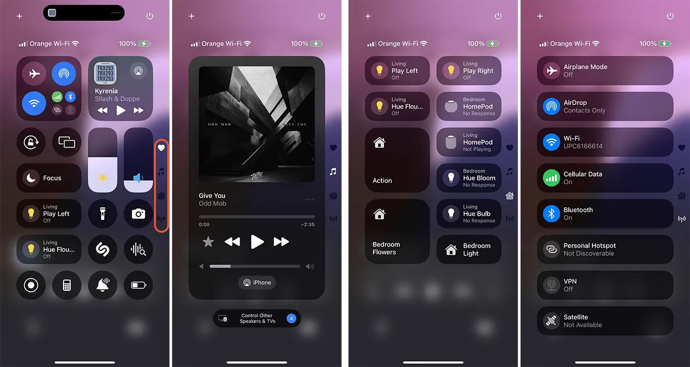 Control Center in iOS 18