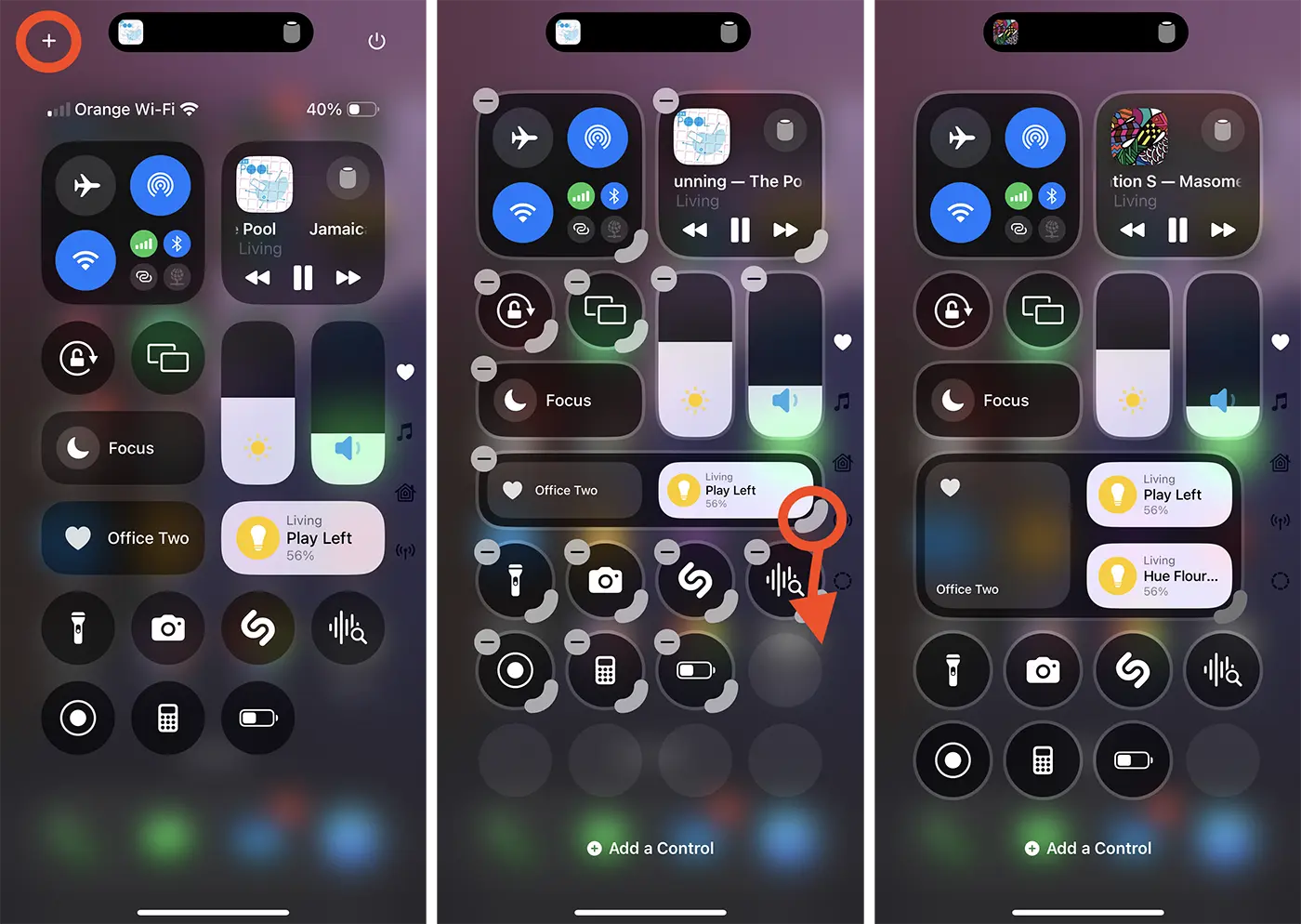 Personalizare Control Center iPhone pe iOS 18