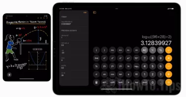 Aplicația Calculator pe iPad cu Math Note și Convertor