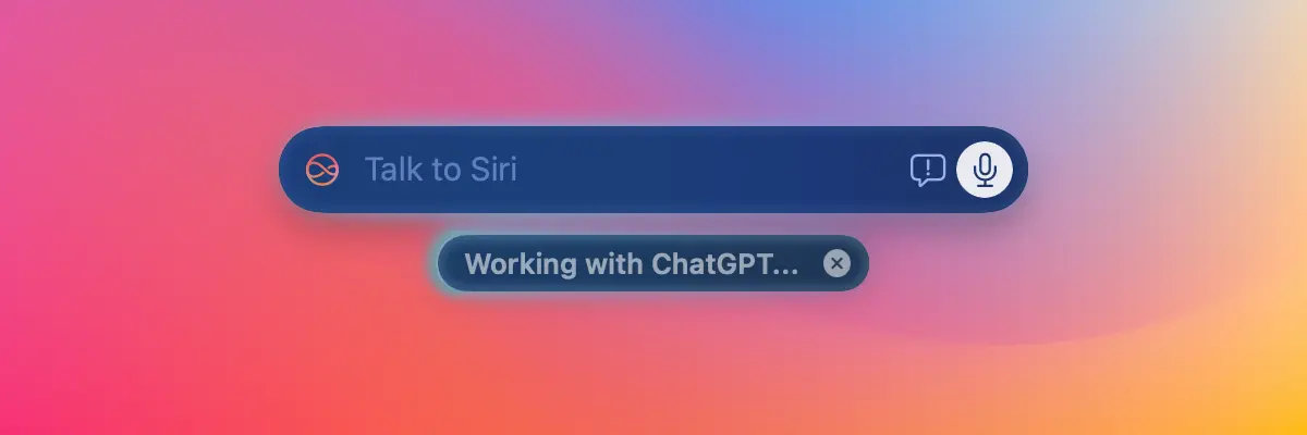 ChatGPT în Siri pe Mac