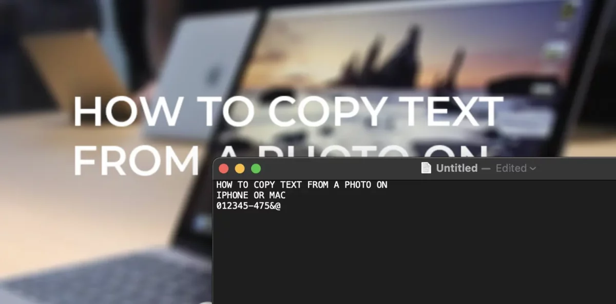 Copy All Text From Photos