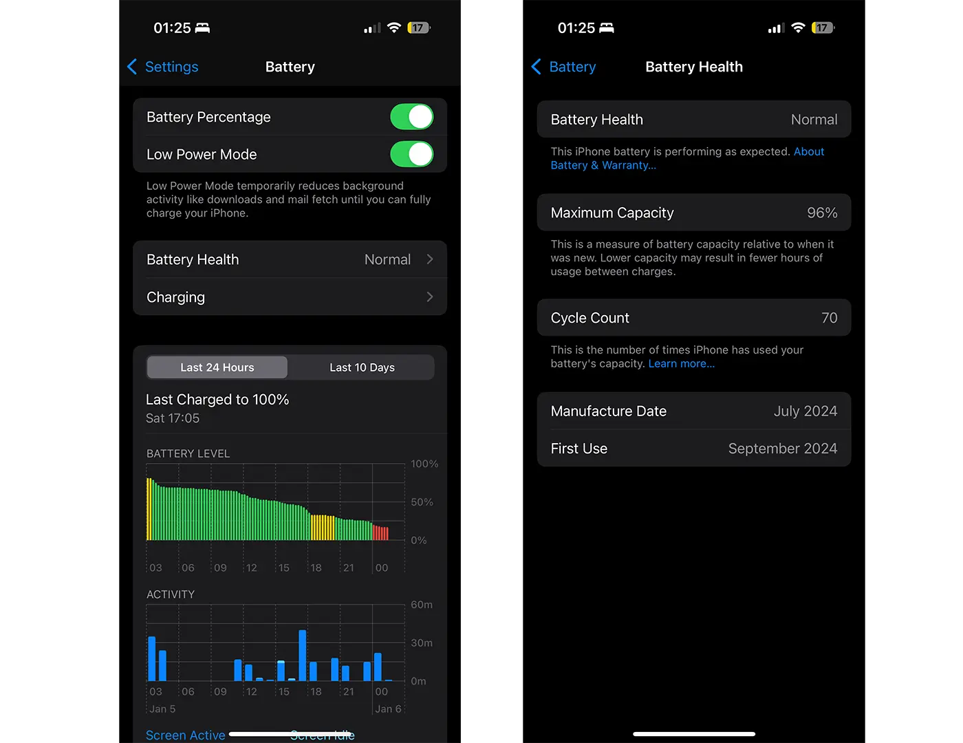 Bateria iPhone 16 Pro: Capacitatea Maximă Scade Rapid